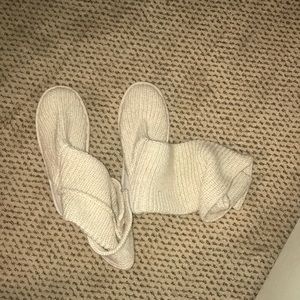 White UGG boots